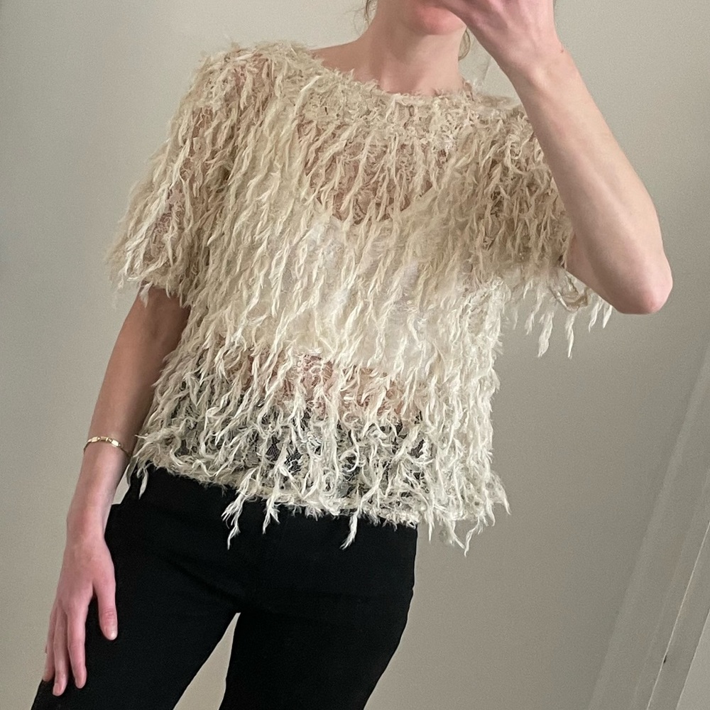 Zara - feather top - Picture 5 of 5